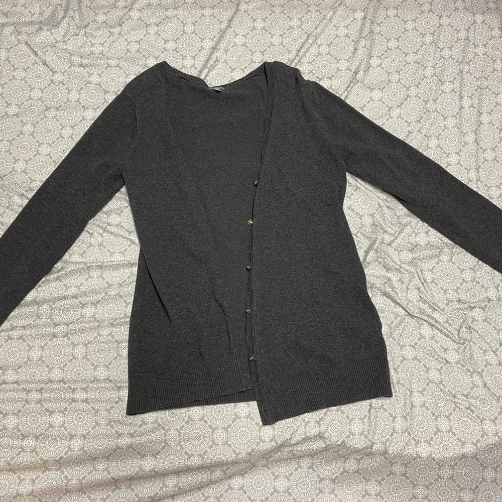 Grey cardigan